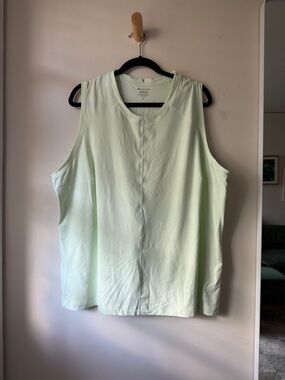 Athleta Sunchaser Tank Top — pale green/yellow